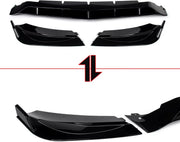 Voorbumper Splitter Lip - C63 Stijl - Gloss Zwart - Voor Mercedes C-Klasse W206/S206 (2022-2024) - Auto Accessoires