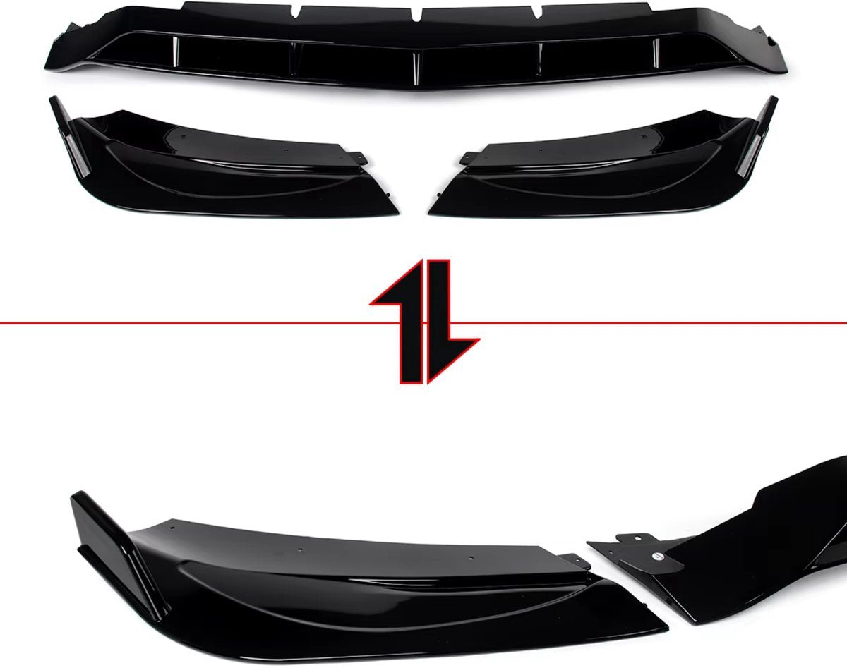 Apex C63 Blade - Voorbumper Splitter Lip - C63 Stijl - Gloss Zwart - Voor Mercedes C-Klasse W206/S206 (2022-2024) - Auto Accessoires