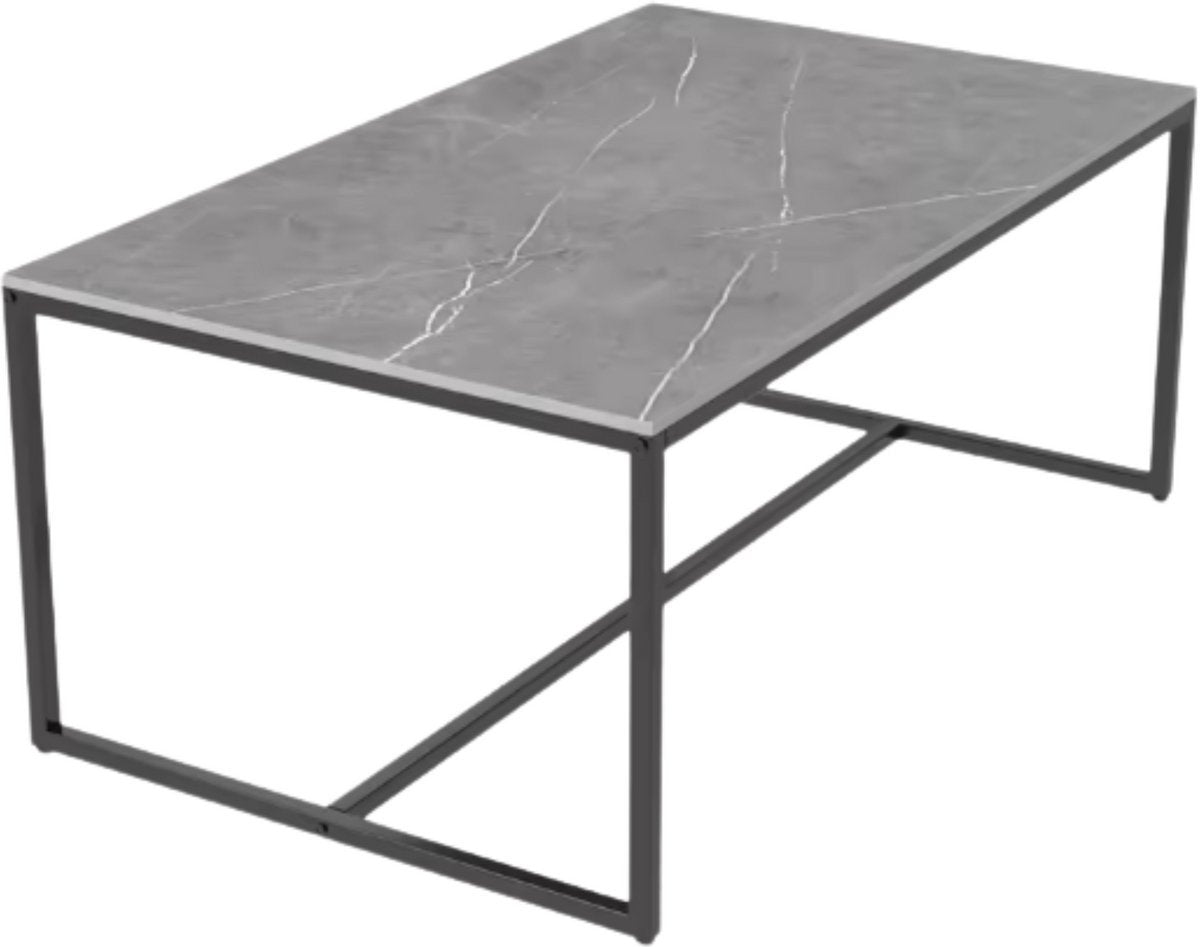 Eettafel Fioren - Opulence - 8 tot 10 personen - Marmer look - Uitschuifbaar - 150 to 180cm - Glossy jade