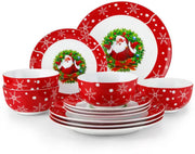 Regal Serviesset – Kerst 4 persoons – 12 delig – Keramisch – Eetborden – Kleine Borden