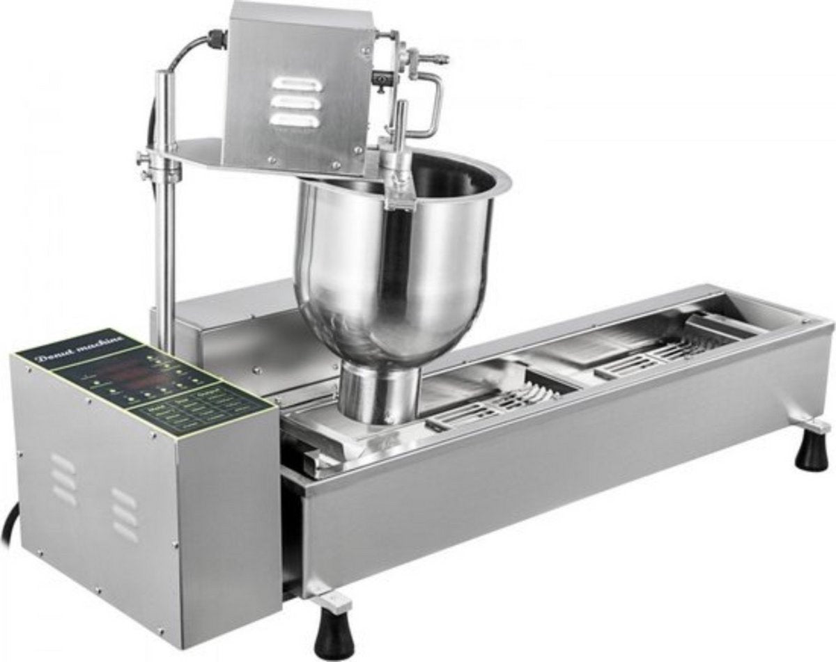 Commerciële Donut Maker - Volautomatische Donutmachine - 7L - 3 Vormen - Innerlijke Olietank