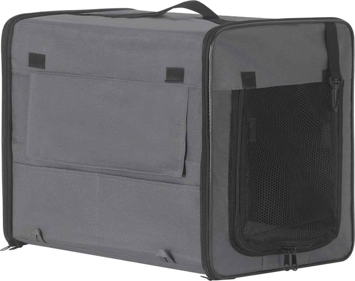 Bolt Edge Hondenbench - Grijs - Stof - Voor auto en thuis - 61x46x51cm