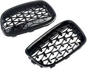 Voorbumper - Voor BMW 1 Serie F20/F21 2011-2014 - Auto accessoires - Voorgrille - Diamant stijl - Gloss Zwart