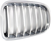 Voorbumper grille deluxe - Rechterkant - Chroom - Auto accessoires - Voor BMW F25 X3/X4 F26 (2014-2017) - Auto Accessoires