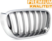 Niergrille Ignaro - Voorbumper Niergrille - Linkerkant - Voor BMW F25 X3/X4 F26 (2014-2017) - Chroom - Auto accessoires