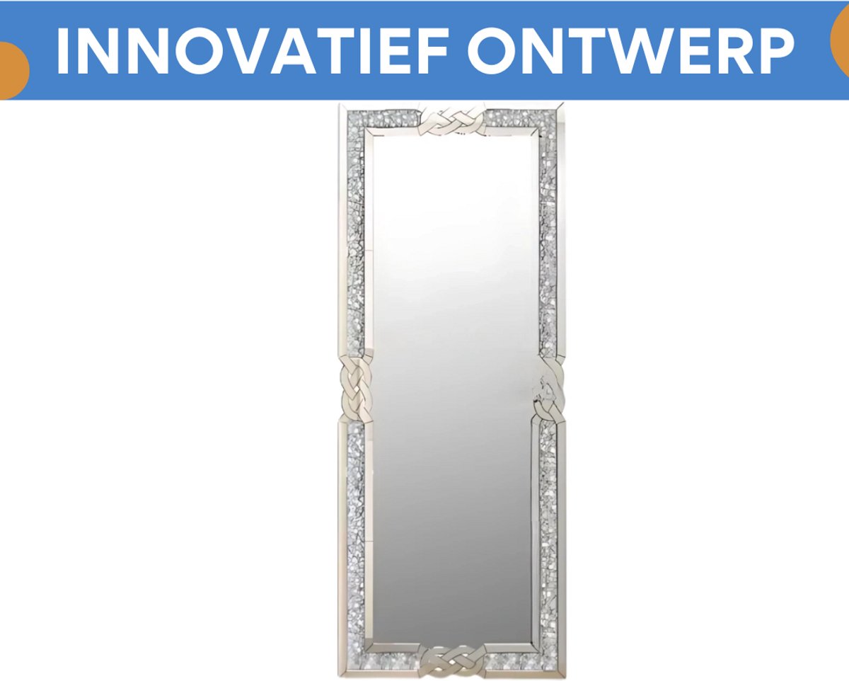 Staande speigel - Ook als wandspeigel - 160cm - Woonkamer - Spiegel voor Badkamer, Make-up & Wandmontage