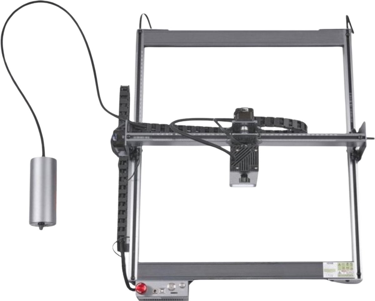 Graveermachine professioneel - 20W Laser - Graveerpen - 40x40cm - Graveerset - Graveerapparaat - Blauwe laser - Voor Hout, leer acryl, staal, glas