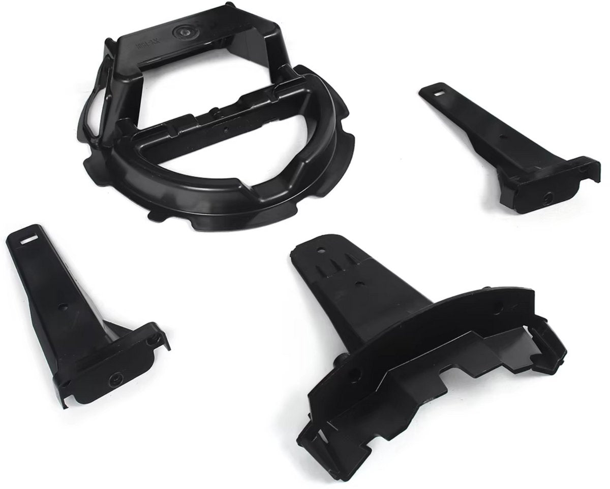 Voorbumper - Voor Mercedes GLC-Klasse X253 2020-2023 - Auto accessoires - Grille - Chroom/Zwart