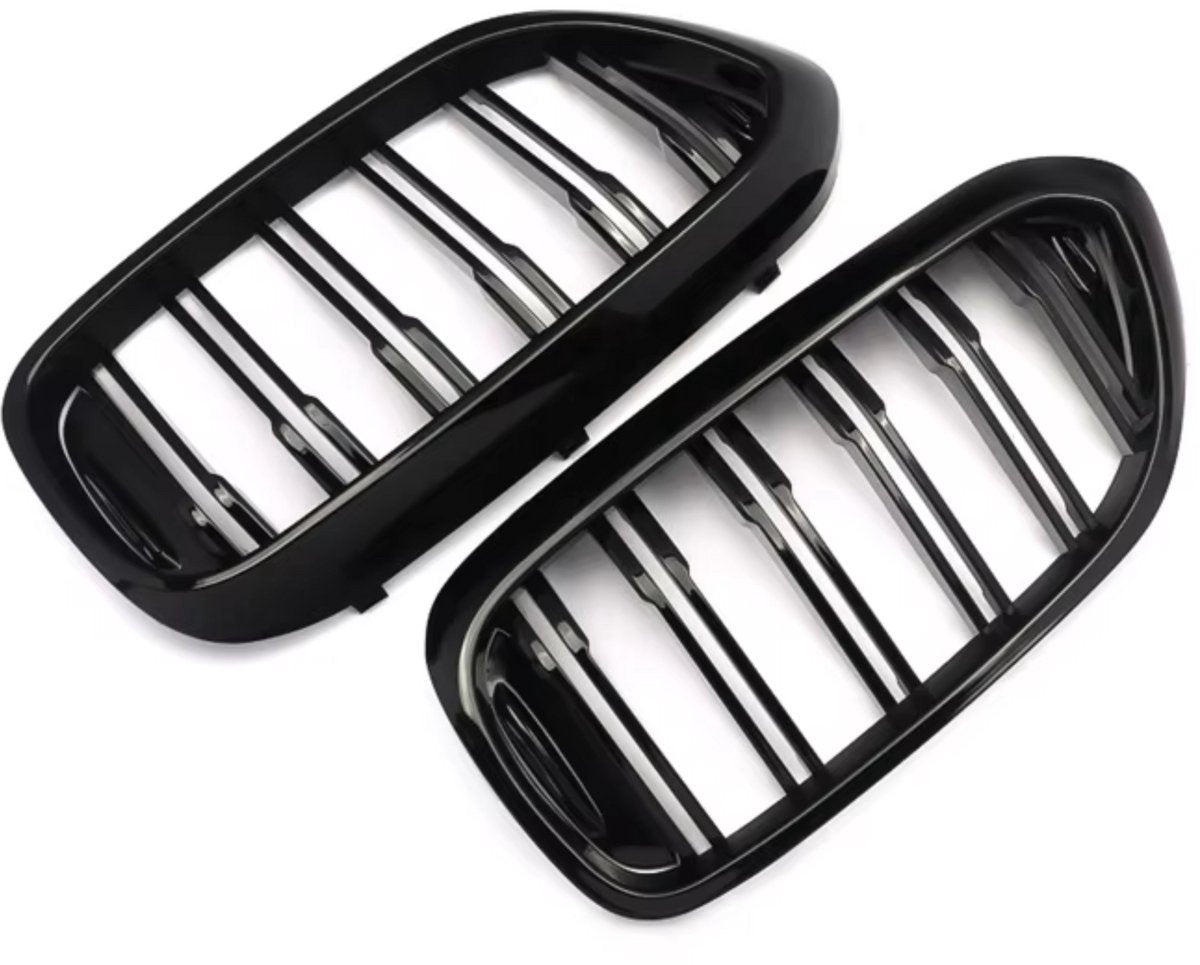 Grille Elite - Voorbumper grille Deluxe - Voor BMW 5 Serie G30/G31 (2017-2018) - Gloss Black - Auto accessoires - Magisch Design
