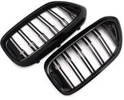 Voorbumper grille Deluxe - Voor BMW 5 Serie G30/G31 (2017-2018) - Gloss Black - Auto accessoires - Magisch Design