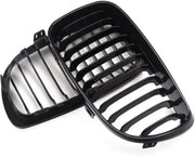 Front Niergrille - Voor BMW 1 Serie E81/E82/E87/E88 LCI (2008-2013)- Gloss Black - Auto accessoires -