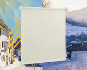 Rolgordijn - Beige - 100x240cm - Verduisterend - Isolerend - Zonder boren