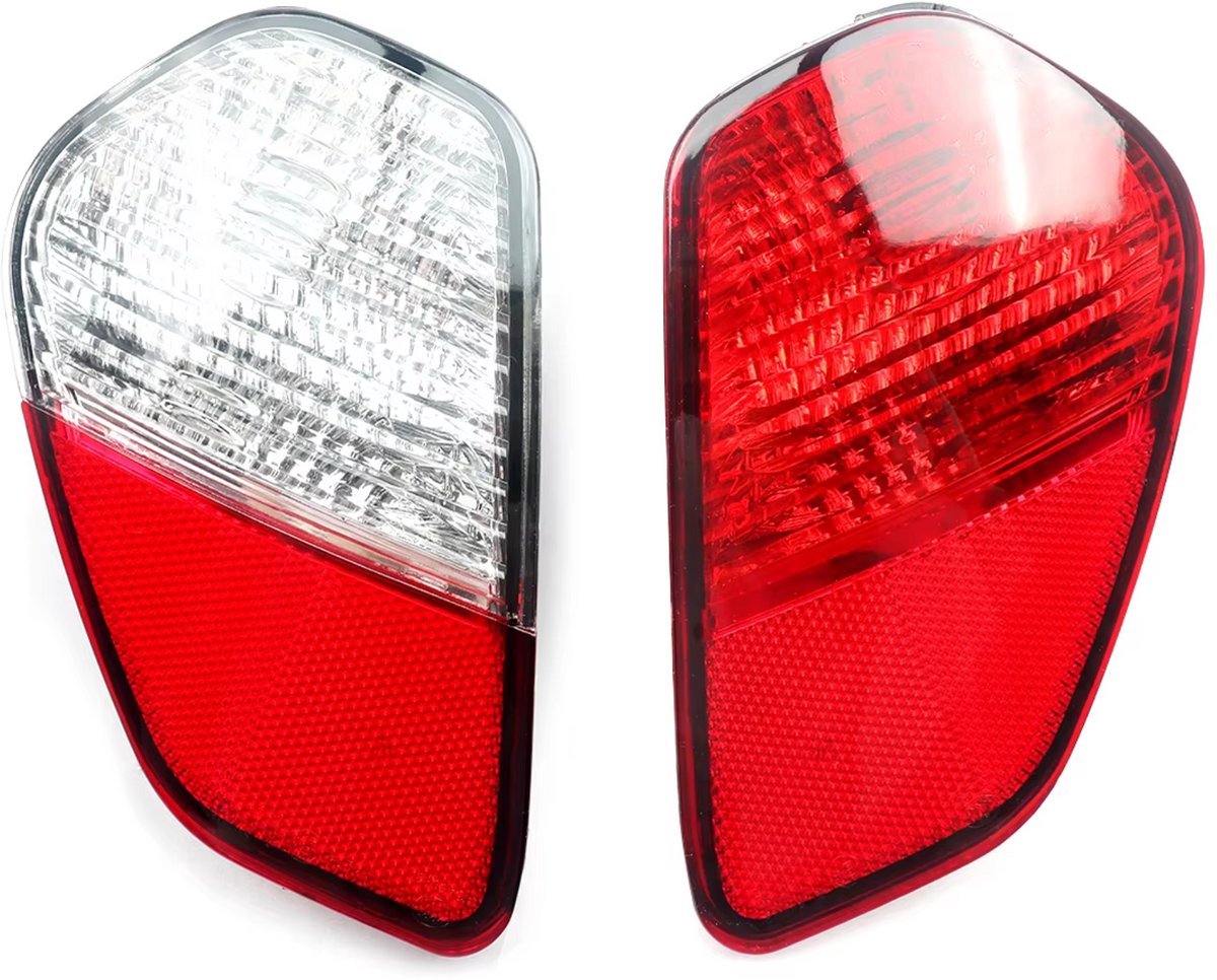 Reflector Set Nightline - Achterbumper Reflectoren - Set van 2 - Voor Mitsubishi Outlander (2016-2018) - Auto Accessoires