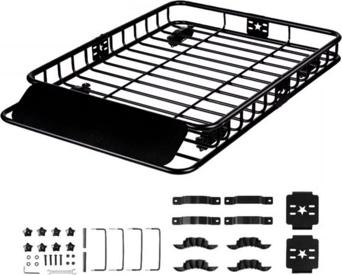 Dakdrager deluxe - Daktas - Dakkoffer universeel Bagagemand - Auto accessoires - 1630x990x152 mm- 90KG