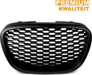 Voorbumper - Voor Seat Leon MK2 1P 2006-2009 - Auto accessoires - Mesh grille - Hittebestendig - Mat Zwart