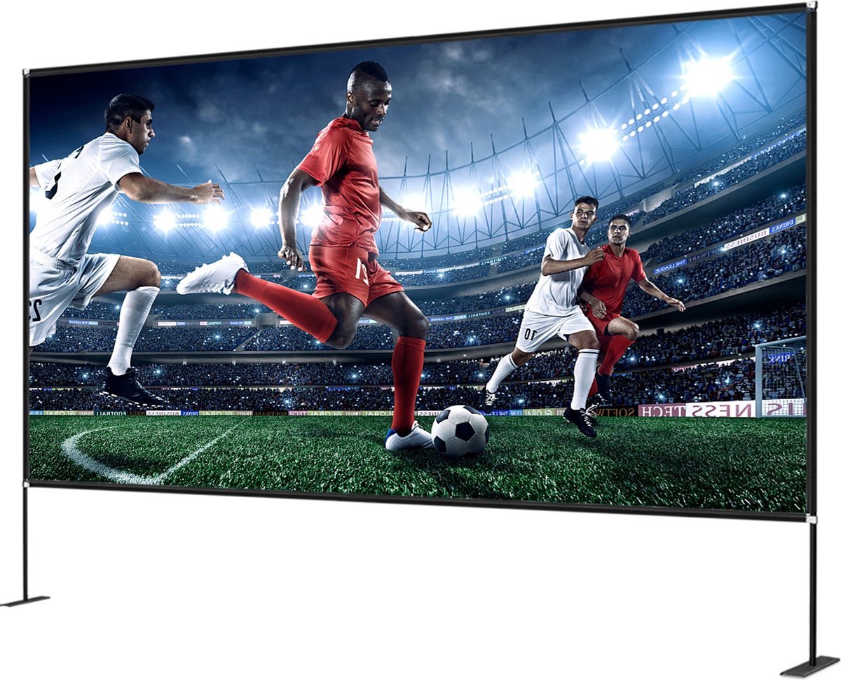 Beamer scherm - 150 inch - Thuisbioscoop - Draagbaar projectorscherm