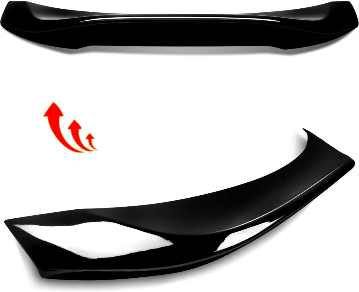 Spoiler Turbo Luxtra - Achterspoiler Turbo - Voor Subaru BRZ/FR-S/Toyota GT86 (2013-2020) - L-Stijl - Zwart
