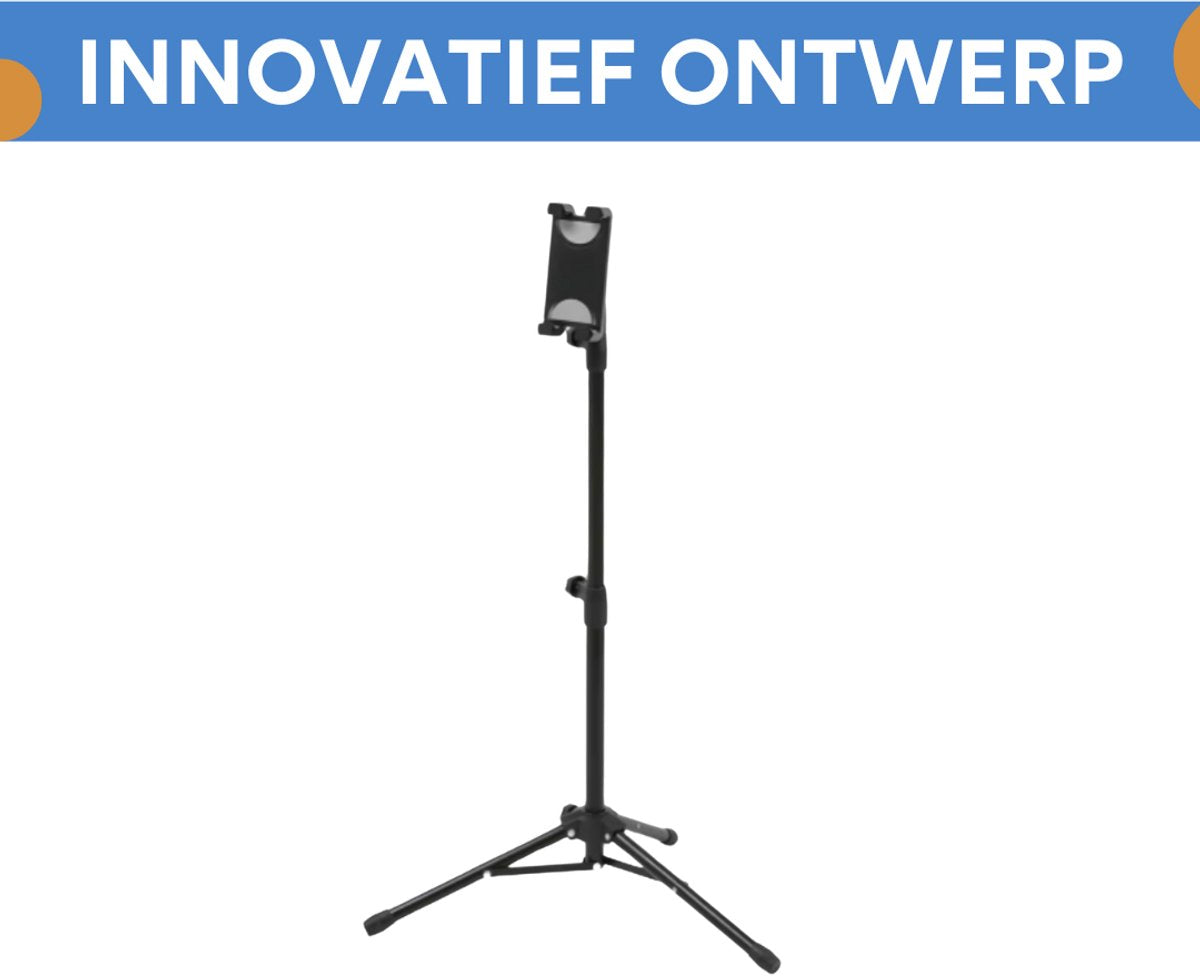 Vloerstandaard voor tablet en telefoon - Statief 4,5-12,9 inch - Beugel standaard - In hoogte verstelbaar