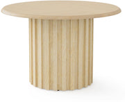 Eettafel Opula - Ronde - 110cm - Voor 4 personen - Voor Keuken of eetkamer - Naturel