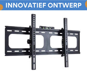 TV muurbeugel - Voor 26"-75" - Kantelbaar - Ultra Slim & ruimtebesparend - Statief - Zwart