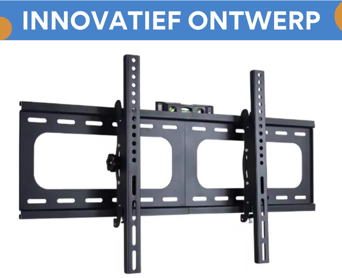 TV muurbeugel - Voor 26"-75" - Kantelbaar - Ultra Slim & ruimtebesparend - Statief - Zwart