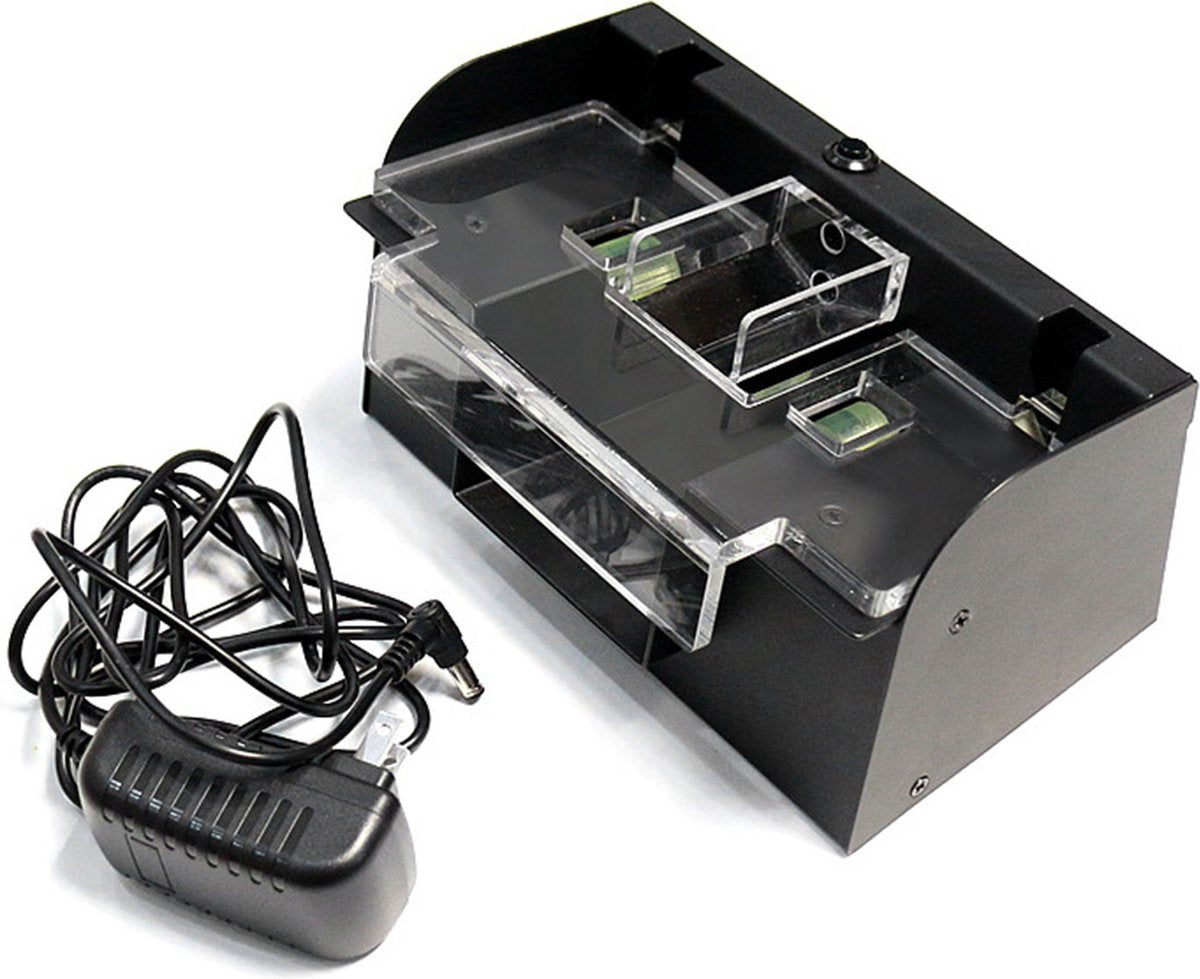 Happyment Elektrische Kaartenschudmachine ‚Kaartschud Machine ‚Kaarten Shuffler ‚Kaartenschudder ‚Poker ‚Blackjack ‚Voor 1-2 Decks