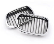 Voorgrille Nitron - Voorbumper grill - Voor BMW E39 M5 Serie 525i/528i/530i/540i (1997-2003) - Chroom & Zwart - Auto accessoires