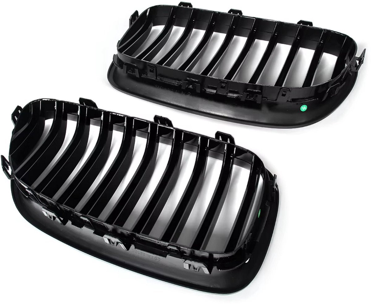 Grille Racing Nitro - Voorbumper Grille - Voor BMW F10/F11 528i/535i/550i (2010-2016) - Racing Mesh Grill - Auto Accessoires