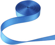 Harde Spanbanden - Sjorbanden - Ratel Spanbanden - Uit Eén Stuk - 6 m x 25 mm - Blauw - 10 stuks - Stevige Bevestiging voor Veilig Transport