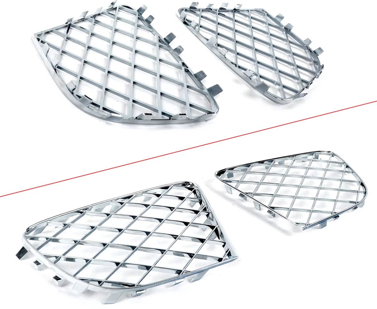 Voorbumper Onderste Grille Set - Voor Bentley Continental GT/GTC (2012-2016)- Chroom