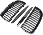 Voorbumper - Voor BMW E90/E91 328i/335i Xdrive 2005-2008 - Auto accessoires - Bumper voor - Niergrille - Gloss Zwart