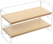 Bureau organizer- Bureau accesoires - Keuken organizer - Aanrecht organiser - Kantoor en Thuiswerkplek - 2-Lagen - Natural