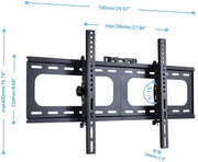 Muurbeugel Fioren - TV muurbeugel - Voor 26"-75" - Kantelbaar - Ultra Slim & ruimtebesparend - Statief - Zwart