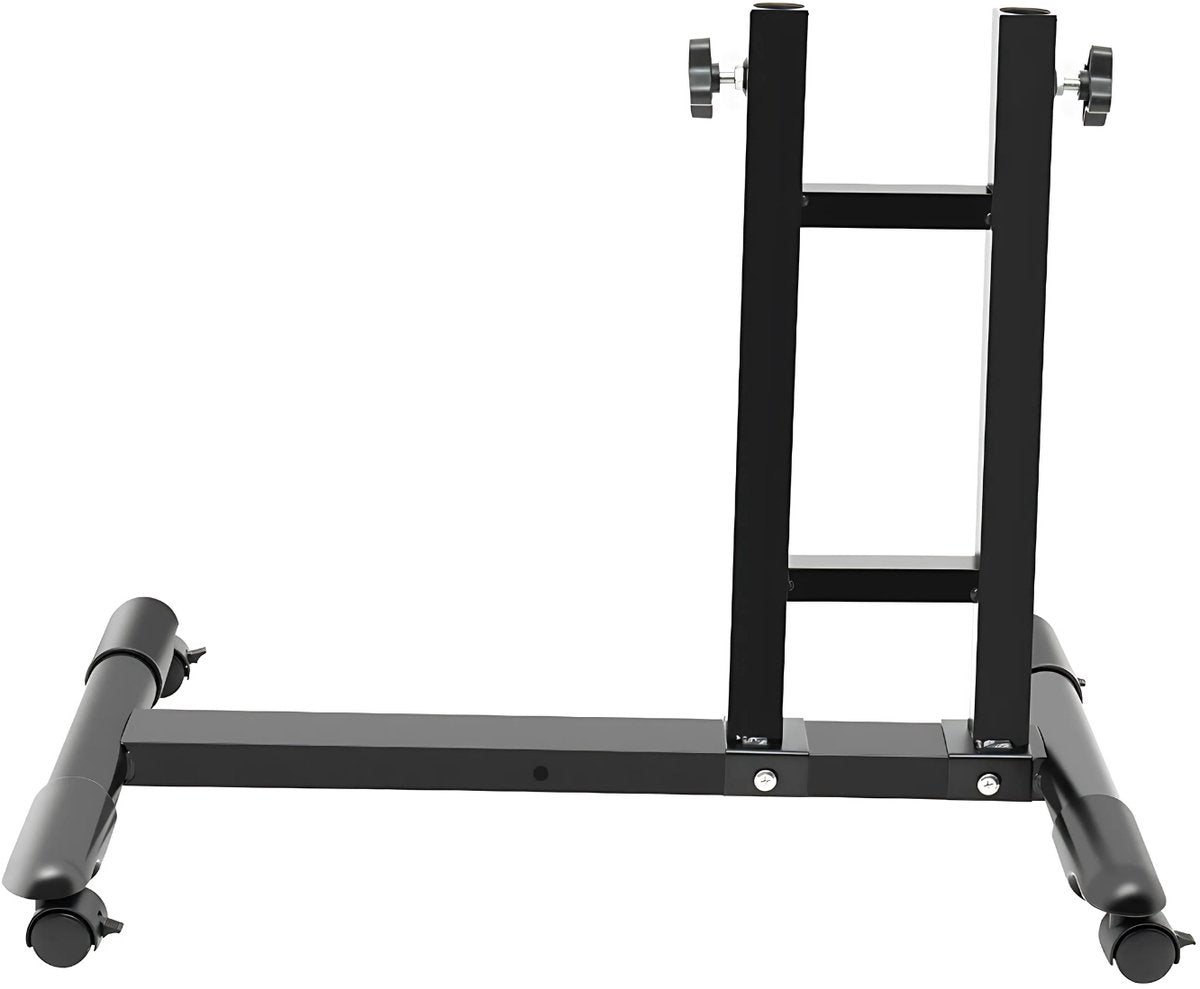 Draagbare Tattoo-Werkbank - Werktafel - Voor Studio en Schoonheidssalon - In Hoogte Verstelbaar met Verwijderbare Dubbele Tattoo-Armsteun - 64×40 cm - Zwart