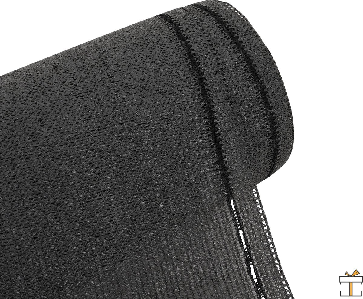 Happyment® Zichtbreeknet deluxe - Zichtdoek - Privacy doek - Net schutting - Windbreekgaas - 1x15 meter