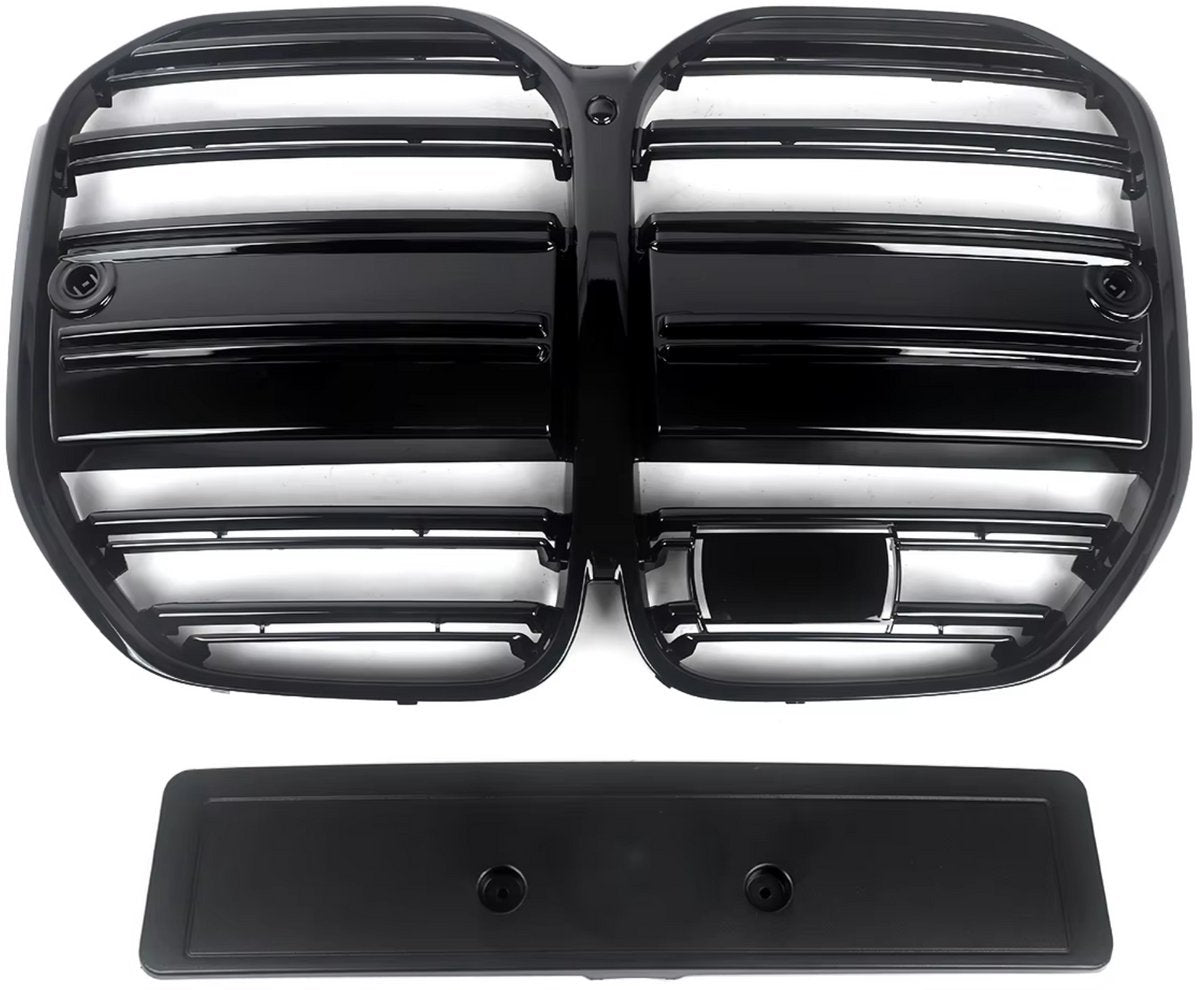 Bumper GT Luxtra - Bumper - Voor BMW 4 Serie G22/G23 (2021-2023) - Gloss Zwart - M Prestatie Stijl - Auto accessoires