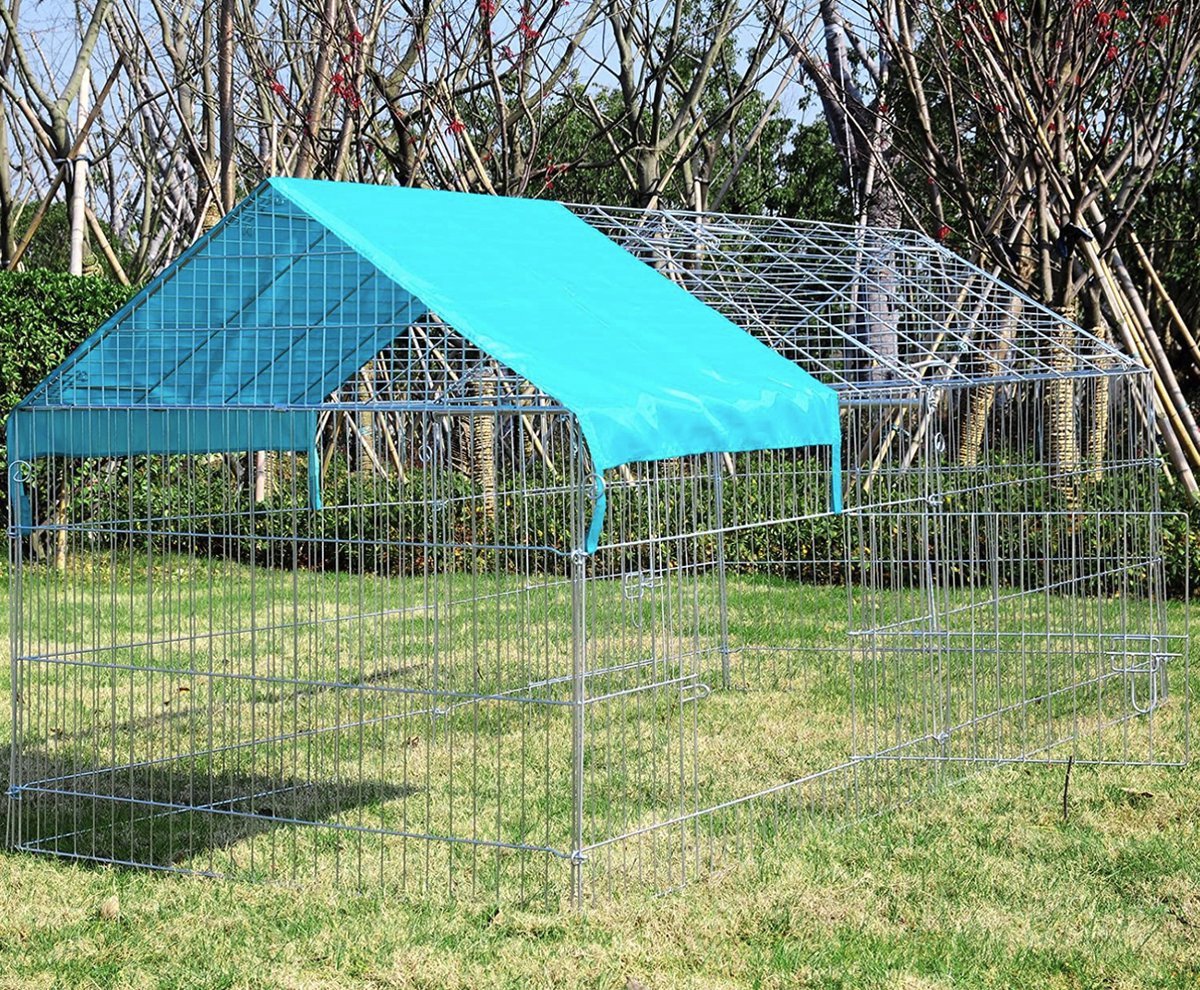 Luxe Dierenren XL - Zilver - Hondenbench - Kattenren - 220x103x103 cm