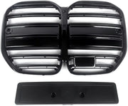 Bumper - Voor BMW 4 Serie G22/G23 (2021-2023)- Gloss Zwart - M Prestatie Stijl - Auto accessoires