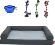 Hondenbench Valora - 91cm - Hondenbed - Donkergrijs - Hondensofa - Hondenzetel - Wasbaar - Ook voor katten