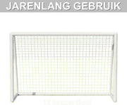 Draagbaar Voetbaldoel - Buitenspeelgoed - Voetbalgoal - Voor Kinderen & Volwassenen - Inclusief 2 Voetbalnetten & Grondpennen - 244 × 152 cm