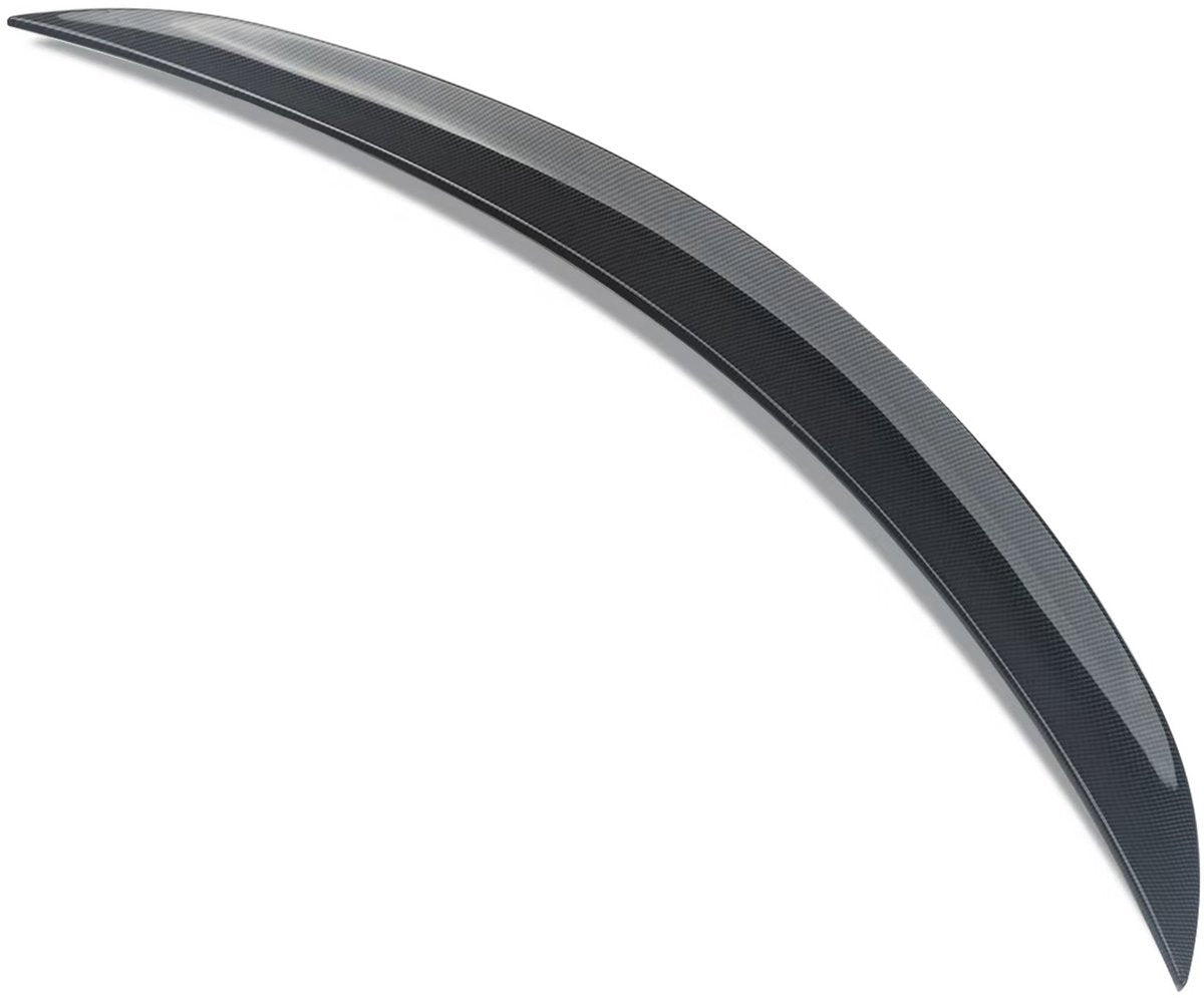 Bumper Lip Stronix - Achterkofferbak Bumper Lip Spoiler - Voor BMW 3 Serie E90 (2005-2011) - MP Stijl - Koolstofvezel Look - Auto accessoires
