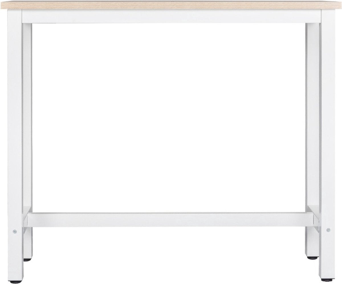 Bartafel - Eiken - Hout Metaal - Rechthoekig - 120x40x100cm - Keuken