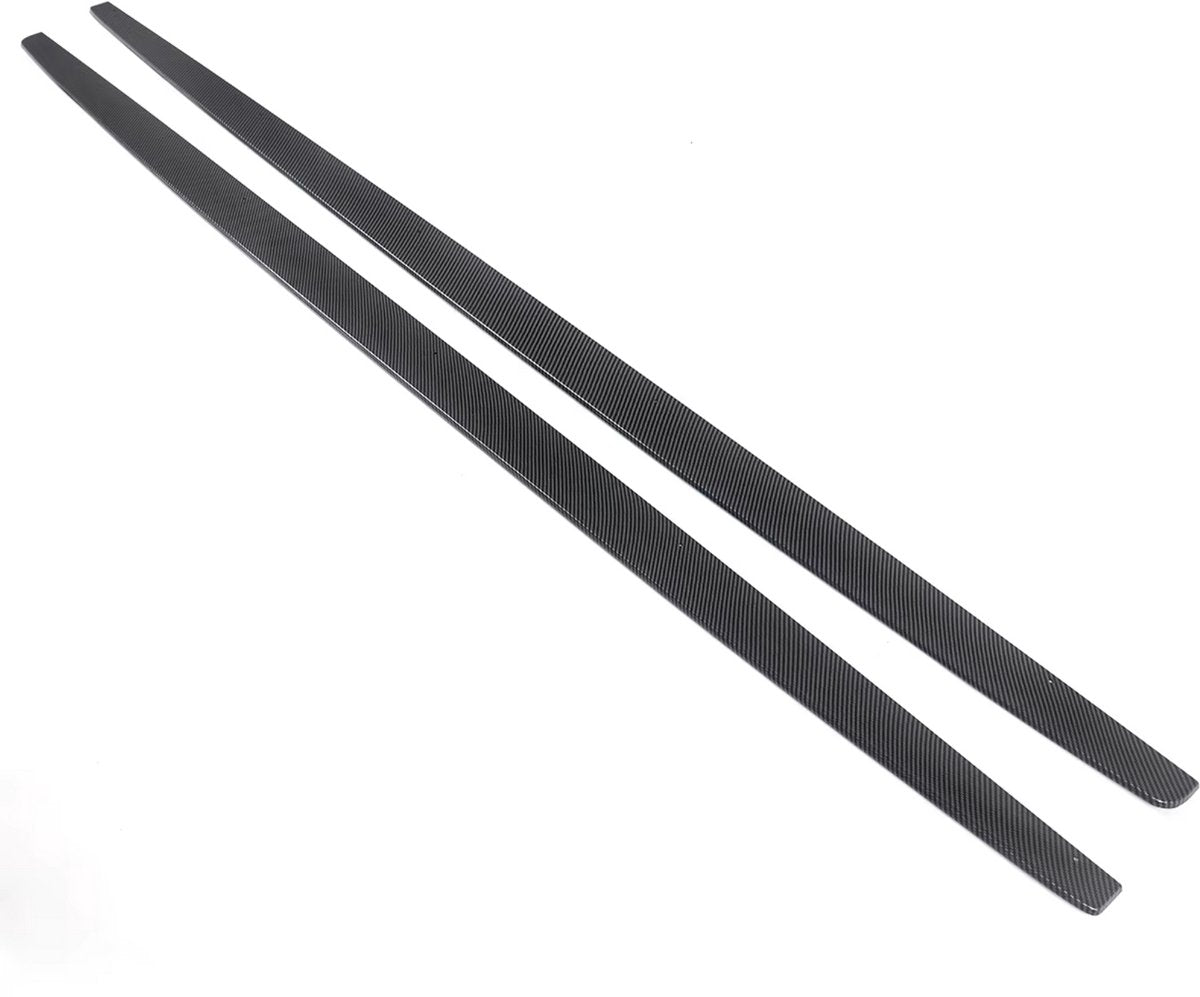 Side Rokken Uitbreidingspaneel - MP Stijl - Carbon Look - Voor BMW E82/F20/F22/F23/F44 - Auto Accessoires