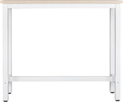 Happyment Bartafel Dublin - Eiken - Voor binnen - Keuken - Hout - Metaal - Rechthoekig - 120x40x100cm
