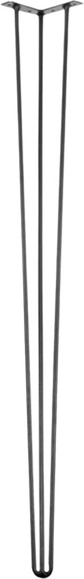 Tafelpoten - 4 Stuks DIY Bureautafelpoten - Metaal Zwart- 91,5 cm Salontafelpoot - Tot 100kg