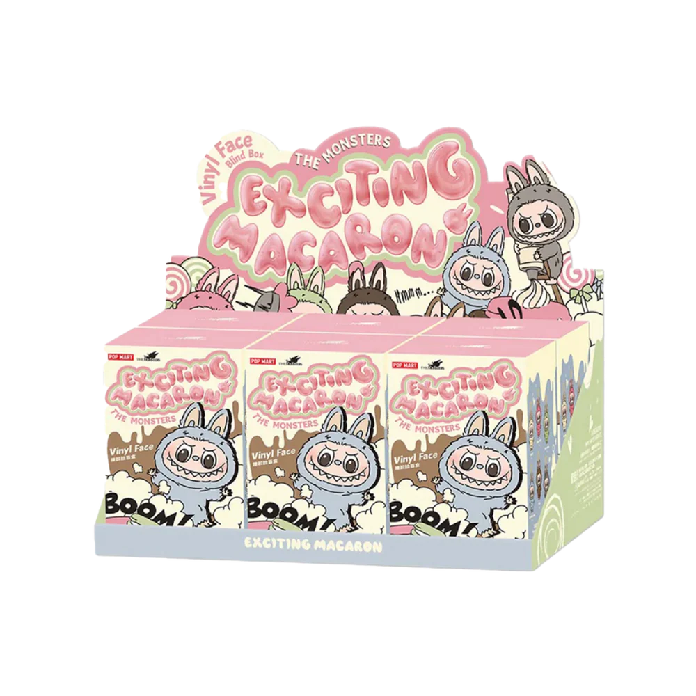 Pop Mart Labubu The Monsters Tasty Macarons Vinyl Face Blind Box (6)