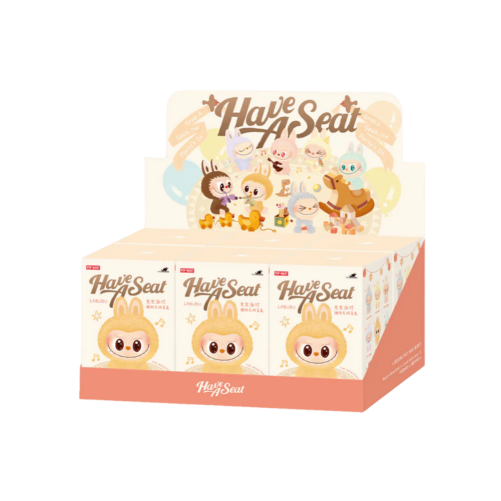 Pop Mart THE MONSTERS Labubu - Have a Seat Vinyl Plush Blind Box (6)