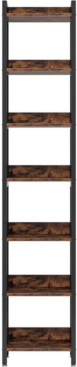 Boekenkast - 200cm - Hoog - Wandplank - Boekenrek - 7-laags