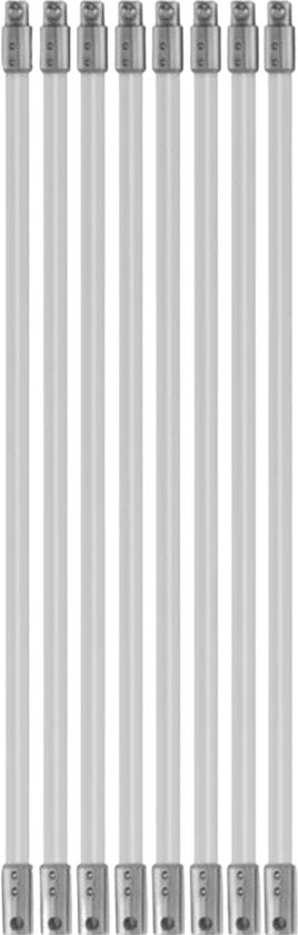 Schoorsteenborstel - 10m Nylon Set - Schoorsteenveger Kit met Accessoires