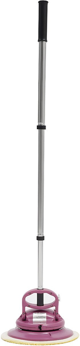 Draadloze Vloerreiniger met dweil - met 6 Reinigingspads - 3 Reinigingsmodi - USB Oplaadbaar - Verwijdert Stof & Vloeistoffen - Roze